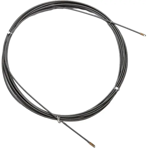 Wymefa 90510 trekveer IDEAAL 15 meter blank staal 5,2mm met binnenkabel 2 x gladde kop