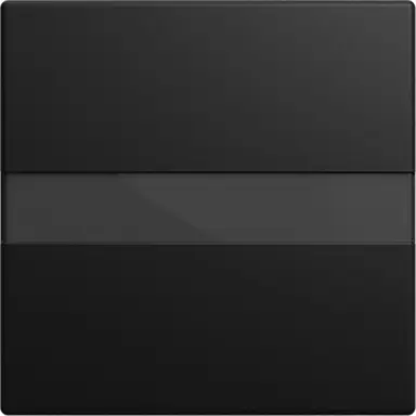 Busch-Jaeger 64765-915 comfortschakelaar flex-bedieningselement met oriëntatieverlichting Balance SI zwart mat