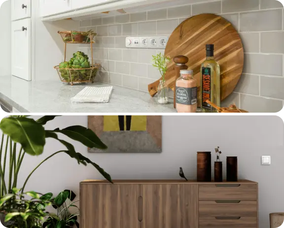 Busch-Jaeger Reflex SI en SI Linear schakelmateriaal in sfeerbeelden