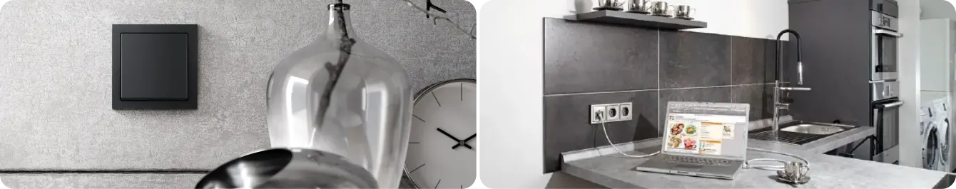 Busch-Jaeger Future Linear schakelmateriaal in sfeerbeelden