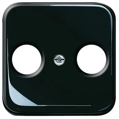 Busch-Jaeger 2531-215 centraalplaat antenne / COAX wandcontactdoos Standaard SI zwart