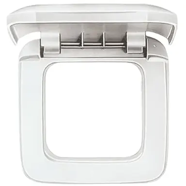 Busch-Jaeger 2518-214 afdekraam 1-voudig met klapdeksel Reflex SI wit