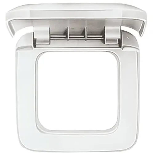 Busch-Jaeger 2518-214 afdekraam 1-voudig met klapdeksel Reflex SI wit