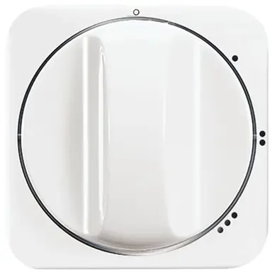 Busch-Jaeger 2542 DR/01-214 draaiknop driestandenschakelaar met nul Reflex SI