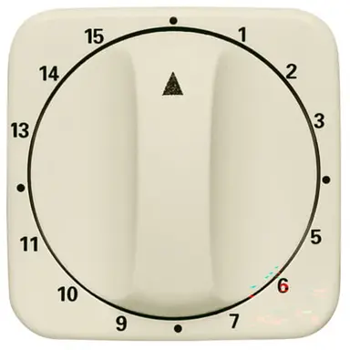 Busch-Jaeger 1770-212-103 draaigreep tijdschakelaar 15 min Standaard SI