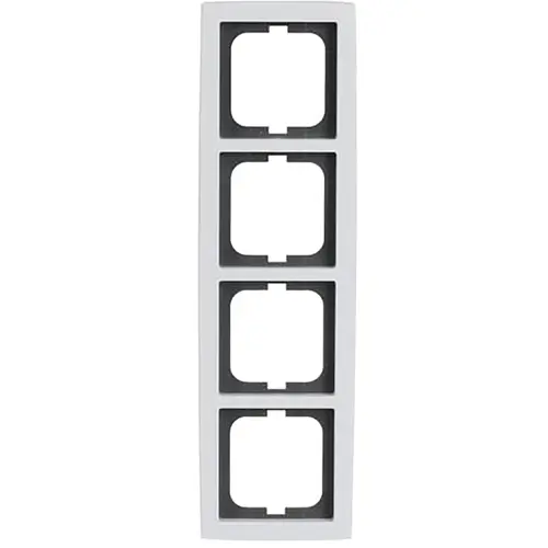 Busch-Jaeger 1724-84 afdekraam 4-voudig Solo studiowit