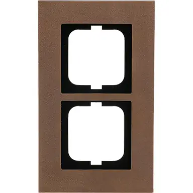 Busch-Jaeger 1722-821 afdekraam 2-voudig Carat brons