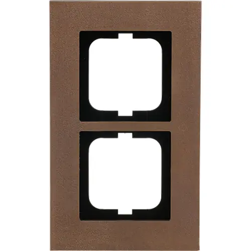 Busch-Jaeger 1722-821 afdekraam 2-voudig Carat brons