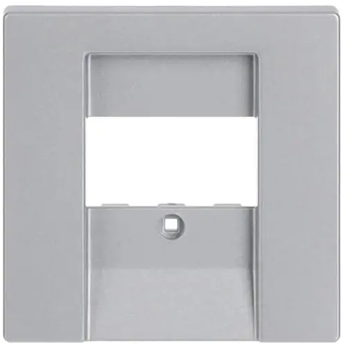 Busch-Jaeger 1766-83 centraalplaat USB / luidspreker aluzilver mat