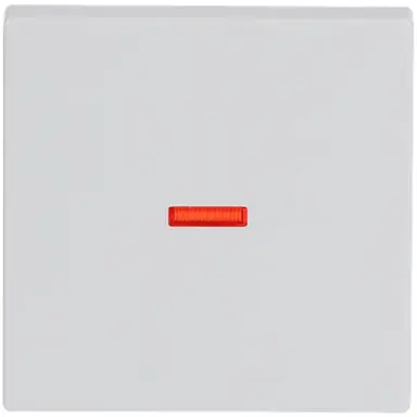 Busch-Jaeger 1789-84 schakelwip controlevenster rood Future Linear studiowit glans