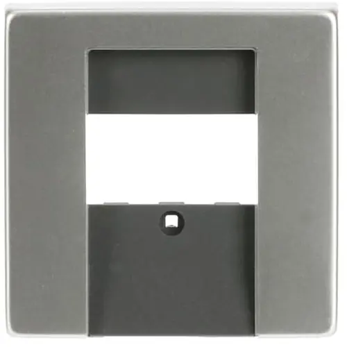 Busch-Jaeger 1766-866 centraalplaat USB / luidspreker Pure Stainless Steel