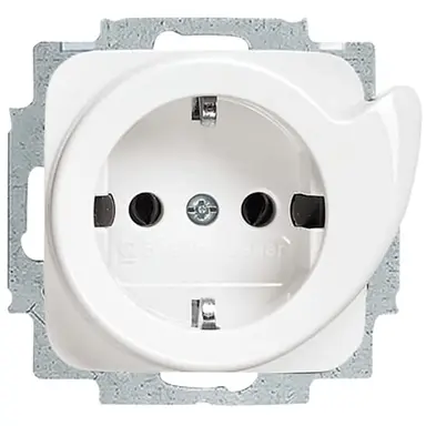 Busch-Jaeger 20 EUCDR-214 wandcontactdoos randaarde uitwerpmechanisme Reflex SI