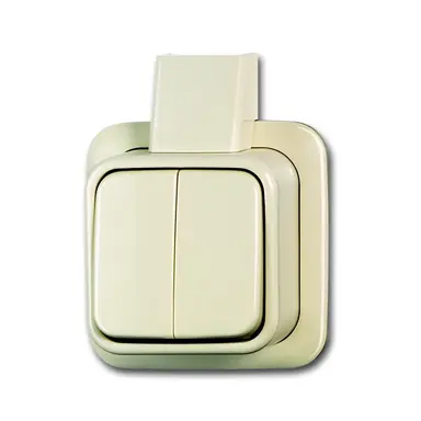 Busch-Jaeger 2601/5 APJ serieschakelaar K/P-25 opbouw AP plus creme