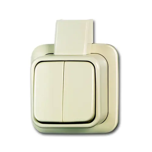 Busch-Jaeger 2601/5 APJ serieschakelaar K/P-25 opbouw AP plus creme