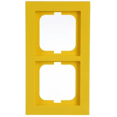Busch-Jaeger 1722-285 afdekraam 2-voudig Axcent geel