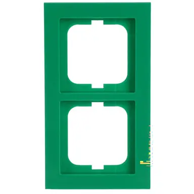 Busch-Jaeger 1722-286 afdekraam 2-voudig Axcent groen