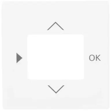 Busch-Jaeger 6435-884 centraalplaat voor timer en thermostaat studiowit mat