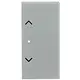 Busch-Jaeger 6232-20-83 bedieningswip links of rechts met pijlsymbolen tbv bedieningselement flex 2-voudig Future Linear aluzilver