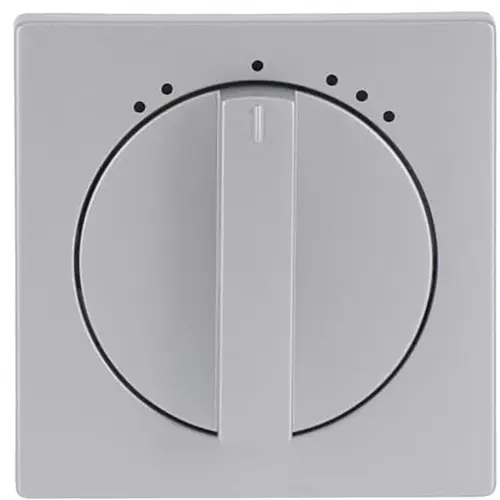 Busch-Jaeger 1740 DRL-83-503 draaiknop driestandenschakelaar Future Linear aluzilver mat