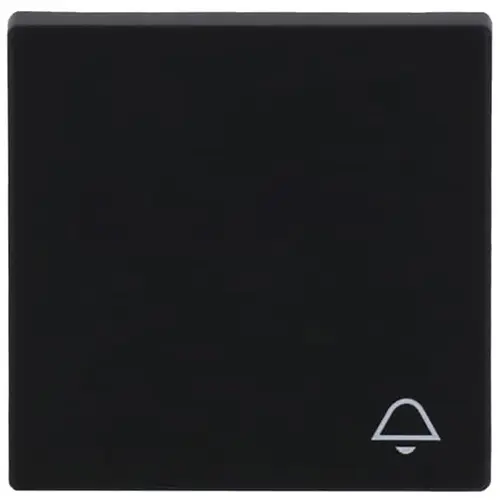 Busch-Jaeger 2520 KI-885 schakelwip symbool bel Future Linear zwart mat