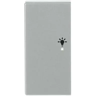 Busch-Jaeger 6231-21-83 bedieningswip links symbool licht tbv bedieningselement flex 2-voudig Future Linear aluzilver