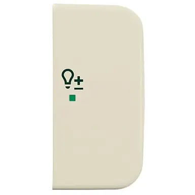 Busch-Jaeger 6234-22-212 bedieningswip rechts symbool dimmer tbv bedieningselement flex 2-voudig Standaard SI