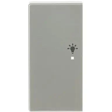 Busch-Jaeger 6231-21-866 bedieningswip links symbool licht tbv bedieningselement flex 2-voudig Pure RVS