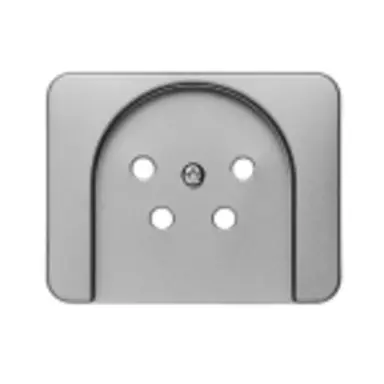 Busch-Jaeger 2767-20-500 centraalplaat telefoon KPN 4-polig Alpha platin OP=OP