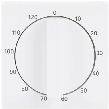 Busch-Jaeger 1771-84-103 draaigreep tijdschakelaar 120 min Future Linear studiowit glans