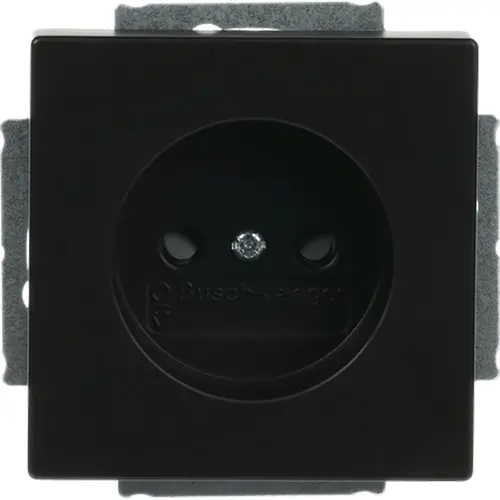 Busch-Jaeger 2300 UCRKS-885-503 wandcontactdoos zonder randaarde Future linear zwart mat