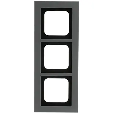 Busch-Jaeger 1723-270 afdekraam 3-voudig Axcent platin