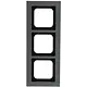Busch-Jaeger 1723-270 afdekraam 3-voudig Axcent platin