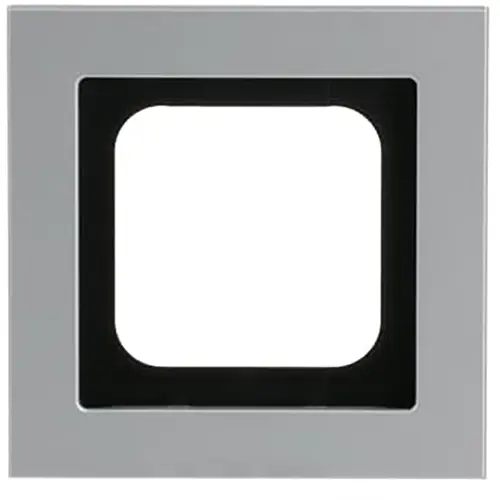 Busch-Jaeger 1721-276 afdekraam 1-voudig Axcent titanium