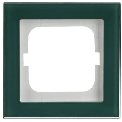 Busch-Jaeger 1721-226 afdekraam 1-voudig Axcent glas avocado