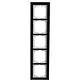 Busch-Jaeger 1725-223 afdekraam 5-voudig Axcent glas paars