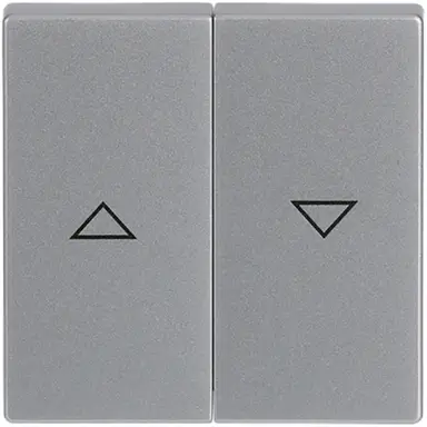 Busch-Jaeger 1785 JA-83 wip jaloezieschakelaar 2-voudig Future Linear aluzilver mat