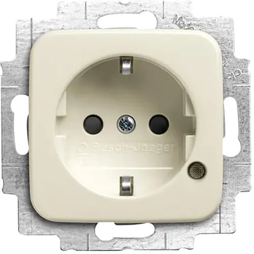 Busch-Jaeger 20 EUCBL-212 wandcontactdoos randaarde Safety+ met LED-controleverlichting Standaard SI
