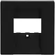 Busch-Jaeger 1766-885 centraalplaat USB / luidspreker zwart mat