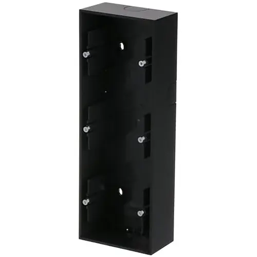 Busch-Jaeger 1703-885 opbouwbak 3-voudig Future Linear zwart mat