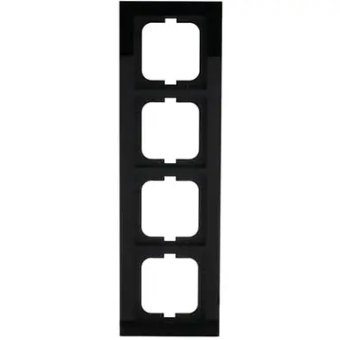 Busch-Jaeger 1724-281 afdekraam 4-voudig Axcent zwart