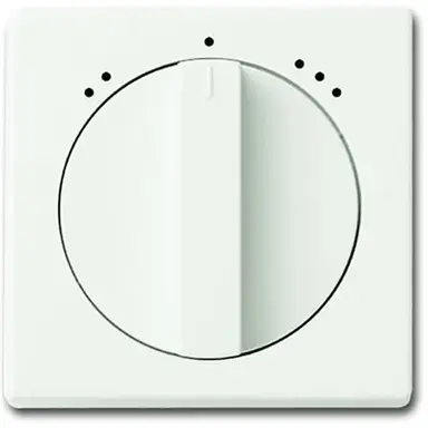 Busch-Jaeger 1740 DRL-884-503 draaiknop driestandenschakelaar Future Linear studiowit mat