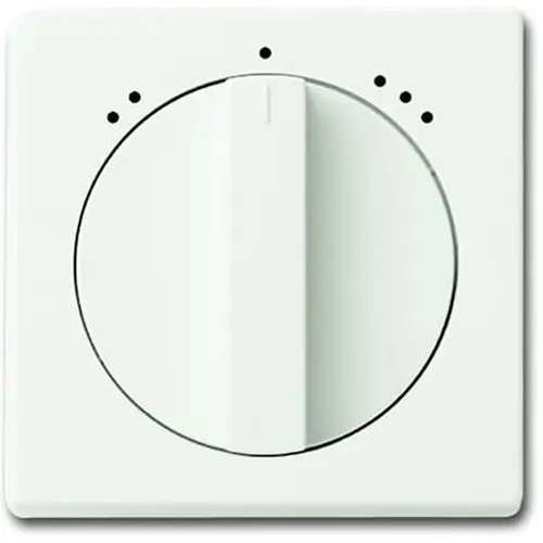 Busch-Jaeger 1740 DRL-884-503 draaiknop driestandenschakelaar Future Linear studiowit mat