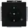 Busch-Jaeger 20 EUCBL-885 wandcontactdoos randaarde met LED Future Linear zwart mat