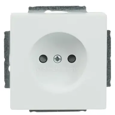 Busch-Jaeger 2300 UCRKS-884-503 wandcontactdoos zonder randaarde Future Linear studiowit mat