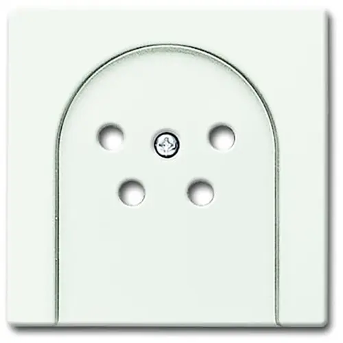 Busch-Jaeger 2767-884-503 centraalplaat voor telefoonstekker 4-pens studiowit mat