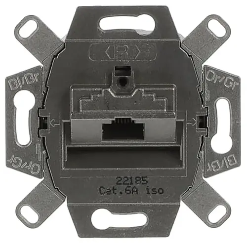 Busch-Jaeger 0218/11-101 RJ45 data wandcontactdoos CAT6A 1-voudig