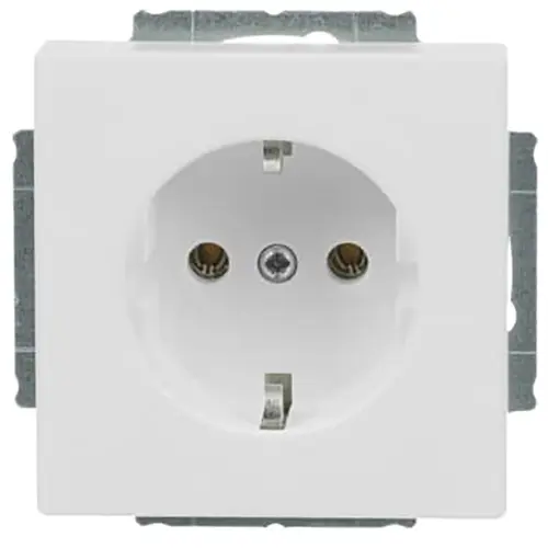 Busch-Jaeger 20 EUCR-884-503 wandcontactdoos randaarde Future Linear studiowit mat