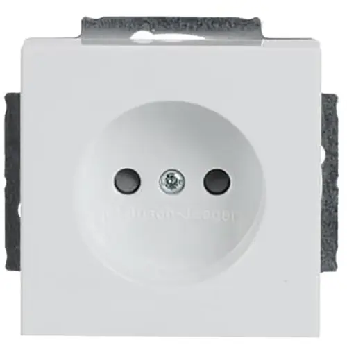 Busch-Jaeger 2300 UCRKS-84-503 wandcontactdoos zonder randaarde Future linear studiowit glans