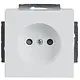 Busch-Jaeger 2300 UCRKS-84-503 wandcontactdoos zonder randaarde Future linear studiowit glans