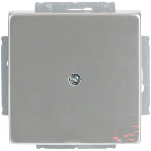 Busch-Jaeger 1742-866 blinddeksel incl. draagframe Pure Stainless Steel